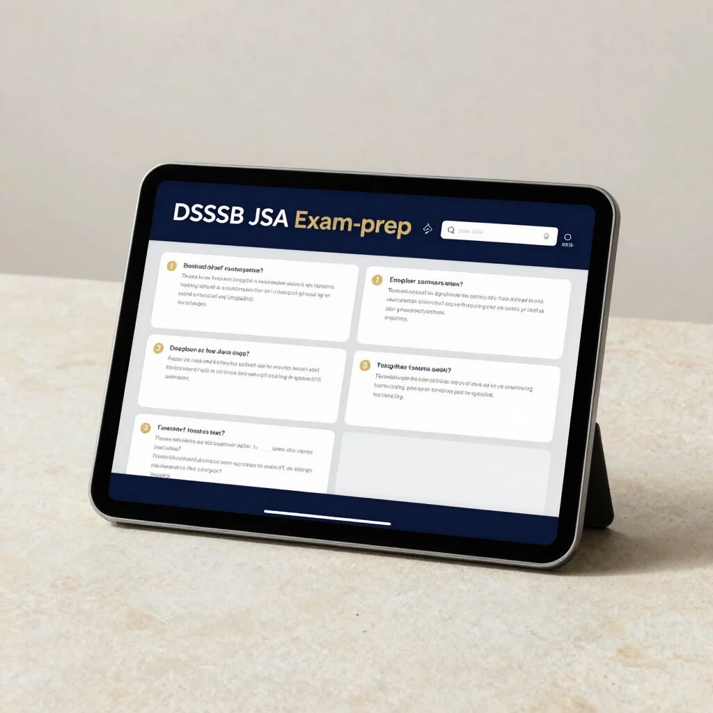 DSSSB JSA Practice Bank